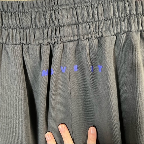 MOTHER The Knock Out Ankle Jogger Sweatpants in Faded Black - Picture 6 of 11